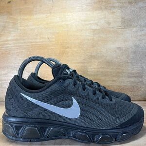 Nike Air Max Tailwind 6 REFLECTIVE Womens Size 6.5 Shoes Sneakers Black Silver